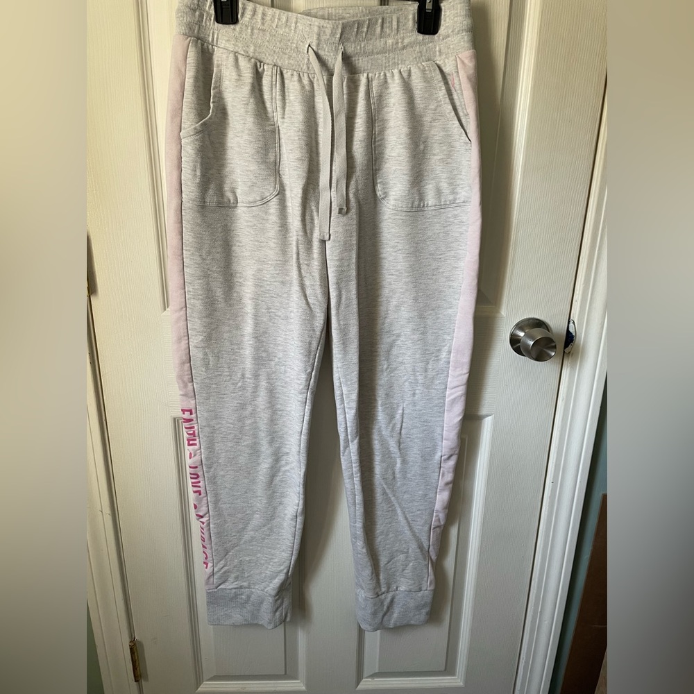 Women’s Pink & Gray Susan G Komen Earth Yoga Sweatpants XXL